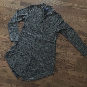 Apt. 9 Space Dye Long Sleeve Cardigan Duster